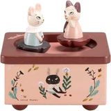 Moulin Roty Kedi ve Fare Oyuncak Müzik Kutusu - Açık Sarı - Standart