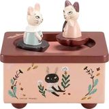 Moulin Roty Müzik Kutusu - Kedi ve Fare - Çok Renkli