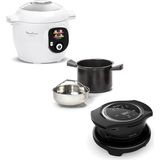 Moulinex Cookeo+ 6l Akıllı Tencere Seti – 80 Tarifli Düdüklü Pişirme + Yağsız Kızartma, Fırın, Izgara ve Tatlı Için Extra Crisp Ünitesi, Dijital Ekranlı, Hızlı ve Sağlıklı Pişirme
