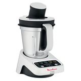 Moulinex HF4041 Volupta Çok Işlevli Mutfak Robotu (1000 Watt, 1,5 L Kullanılabilir Kapasite) Beyaz/koyu Gri