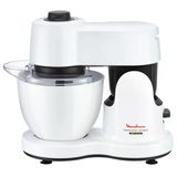 Moulinex QA2101 Mutfak Robotu Masterchef Gurme Beyaz (700 W, 3,5 L Hacim, 4 Hız Ayarı) Beyaz / Gri
