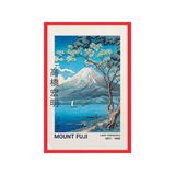 Mount Fuji Japon Dağ Manzaralı Dekoratif Hediye Not Kartı Ve Kartpostal 10X15 Cm