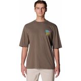 Mountain Hardwear Absolute Zero Relaxed Graphic Erkek Kısa Kollu T-Shirt - XL - Kahverengi