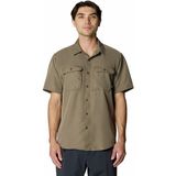 Mountain Hardwear Canyon Erkek Kısa Kollu Gömlek - 2XL - Kahverengi