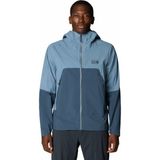 Mountain Hardwear Cloud Cipher Kapüşonlu Erkek Yağmurluk - XL - Mavi