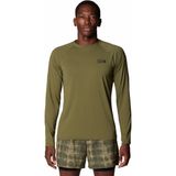 Mountain Hardwear Crater Lake Erkek Teknik Uzun Kollu T-Shirt - Yeşil