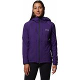 Mountain Hardwear Kadın Kor Airshell Warm Jacket Mor Renkli Hafif Sıcak Tutma Özellikli Mont - XS