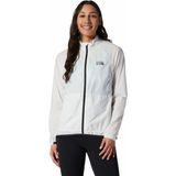 Mountain Hardwear Kor Air Shell Full Zip Kadın Kayak Montu - Beyaz