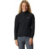 Mountain Hardwear Kor Air Shell Full Zip Kadın Kayak Montu - Gri