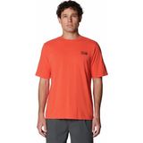 Mountain Hardwear Mhw Box Logo Erkek Kısa Kollu T-Shirt - XL - Kırmızı