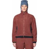 Mountain Hardwear Powder Maven Tam Fermuarlı Kadın Polar Üst - Kırmızı