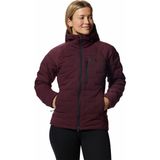 Mountain Hardwear Stretch Down Hoody Kadın Kaz Tüyü Mont - Kırmızı