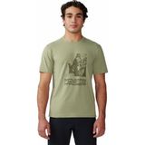 Mountain Hardwear Sunblocker erkek kısa kollu t-shirt Yeşil