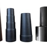 Mountain Trades Toz Toplama Koni Redüktör 10,5 cm ila 2 1/2 inç artı 6 Vakum Hortum Adaptörleri 1 1/16 ila 1 3/4 "Bir Dükkan Vac Adaptörü 2 1/2-1 1/4" Plastik Kılıf ve 1 Kauçuk Redüktörlü