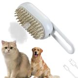 MOUOGO Köpek Buharlı Fırça - Köpekler, Kediler, Atlar, Tavşanlar ve Diğer Hayvanlar için Pet Tüy Alma Fırçası