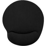 Mouse Pad Bilek Destekli Jel Mouse Pad,Ergonomik Kaymaz Taban,Oyun ve Ofis için Fare Altlığı,Suya Dayanıklı, Renk Seçenekli, 26x21cm İdeal Ölçü (Siyah)