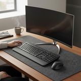 Mouse Pad Masa Koruyucu Büyük Keçe Oyuncu Matı 3mm Koyu Gri Renk Büyük Boylarda L-Xl-Xxl Ölçülerde Lütfen Masa Ölçünüzü Kontrol Ederek Seçiniz (140X75 Cm) - 41 Delft Blue