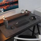 Mouse Ped Çalışma Masası Düzenleyici Koyu Gri Keçe Mat 90x48 Cm A9