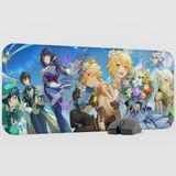 mousepad bastir Aether Lumine Genshin Impact Anime Oyuncu V1 - 70X30 Xl Gaming Mouse Pad Fare Altlığı