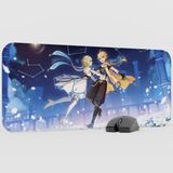 mousepad bastir Aether Lumine Genshin Impact Anime Oyuncu V2 - 70X30 Xl Gaming Mouse Pad Fare Altlığı
