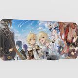 mousepad bastir Aether Lumine Genshin Impact Anime Oyuncu V3 - 90X40 Xxl Gaming Mouse Pad Fare Altlığı