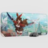 mousepad bastir Amber Genshin Impact Anime Oyuncu V4 - 70X30 Xl Gaming Mouse Pad Fare Altlığı