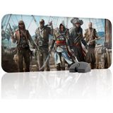 mousepad bastir Assasin's Creed Kaymaz Dikişli Kauçuk Oyuncu Mousepad V4 - 70X30 Xl Gaming Mouse Pad Fare Altlığı