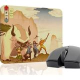 mousepad bastir Avatar Son Hava Bükücü Kaymaz Dikişli Kauçuk Oyuncu Mousepad V3 - 22X18 Gaming Mouse Pad Fare Altlığı