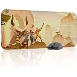 mousepad bastir Avatar Son Hava Bükücü Kaymaz Dikişli Kauçuk Oyuncu Mousepad V3 - 70X30 Xl Gaming Mouse Pad Fare Altlığı