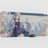 mousepad bastir Ayaka Genshin Impact Anime Oyuncu V2 - 90X40 Xxl Gaming Mouse Pad Fare Altlığı