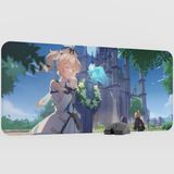 mousepad bastir Barbara Genshin Impact Anime Oyuncu V1 - 90X40 Xxl Gaming Mouse Pad Fare Altlığı