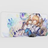mousepad bastir Barbara Genshin Impact Anime Oyuncu V5 - 90X40 Xxl Gaming Mouse Pad Fare Altlığı