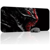 mousepad bastir Berserk Kaymaz Dikişli Kauçuk Oyuncu Mousepad V4 - 70X30 Xl Gaming Mouse Pad Fare Altlığı