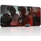 mousepad bastir Call Of Duty Kaymaz Dikişli Kauçuk Oyuncu Mousepad V3 - 90X40 Xxl Gaming Mouse Pad Fare Altlığı