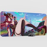 mousepad bastir Chasca Genshin Impact Anime Oyuncu V1 - 90X40 Xxl Gaming Mouse Pad Fare Altlığı