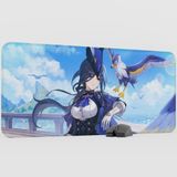 mousepad bastir Clorinde Genshin Impact Anime Oyuncu V5 - 90X40 Xxl Gaming Mouse Pad Fare Altlığı