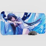 mousepad bastir Columbina (Damselette) Genshin Impact Anime Oyuncu V4 - 70x30 XL Gaming Mouse Pad Fare Altlığı