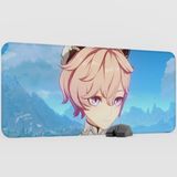 mousepad bastir Dahlia Genshin Impact Anime Oyuncu V4 - 90X40 Xxl Gaming Mouse Pad Fare Altlığı