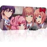 mousepad bastir Ddlc Kaymaz Dikişli Kauçuk Oyuncu Mousepad V4 - 70X30 Xl Gaming Mouse Pad Fare Altlığı