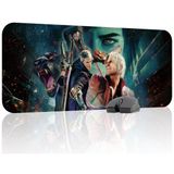 mousepad bastir Devil May Cry Kaymaz Dikişli Kauçuk Oyuncu Mousepad V1 - 70X30 Xl Gaming Mouse Pad Fare Altlığı