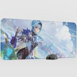 mousepad bastir Eula Genshin Impact Anime Oyuncu V1 - 90X40 Xxl Gaming Mouse Pad Fare Altlığı