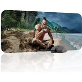 mousepad bastir Far Cry Kaymaz Dikişli Kauçuk Oyuncu Mousepad V3 - 70X30 Xl Gaming Mouse Pad Fare Altlığı