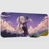 mousepad bastir Fischl Genshin Impact Anime Oyuncu V3 - 70X30 Xl Gaming Mouse Pad Fare Altlığı