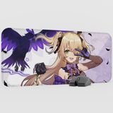 mousepad bastir Fischl Genshin Impact Anime Oyuncu V5 - 70X30 Xl Gaming Mouse Pad Fare Altlığı