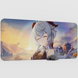 mousepad bastir Ganyu Genshin Impact Anime Oyuncu V3 - 90X40 Xxl Gaming Mouse Pad Fare Altlığı
