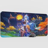 mousepad bastir Ganyu Genshin Impact Anime Oyuncu V4 - 90X40 Xxl Gaming Mouse Pad Fare Altlığı