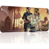 mousepad bastir Gta 5 Kaymaz Dikişli Kauçuk Oyuncu Mousepad V1 - 90X40 Xxl Gaming Mouse Pad Fare Altlığı