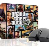 mousepad bastir Gta 5 Kaymaz Dikişli Kauçuk Oyuncu Mousepad V2 - 22X18 Gaming Mouse Pad Fare Altlığı