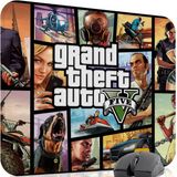 mousepad bastir Gta 5 Kaymaz Dikişli Kauçuk Oyuncu Mousepad V2 - 48X40 Xl Gaming Mouse Pad Fare Altlığı