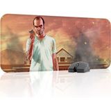 mousepad bastir Gta 5 Kaymaz Dikişli Kauçuk Oyuncu Mousepad V3 - 70X30 Xl Gaming Mouse Pad Fare Altlığı
